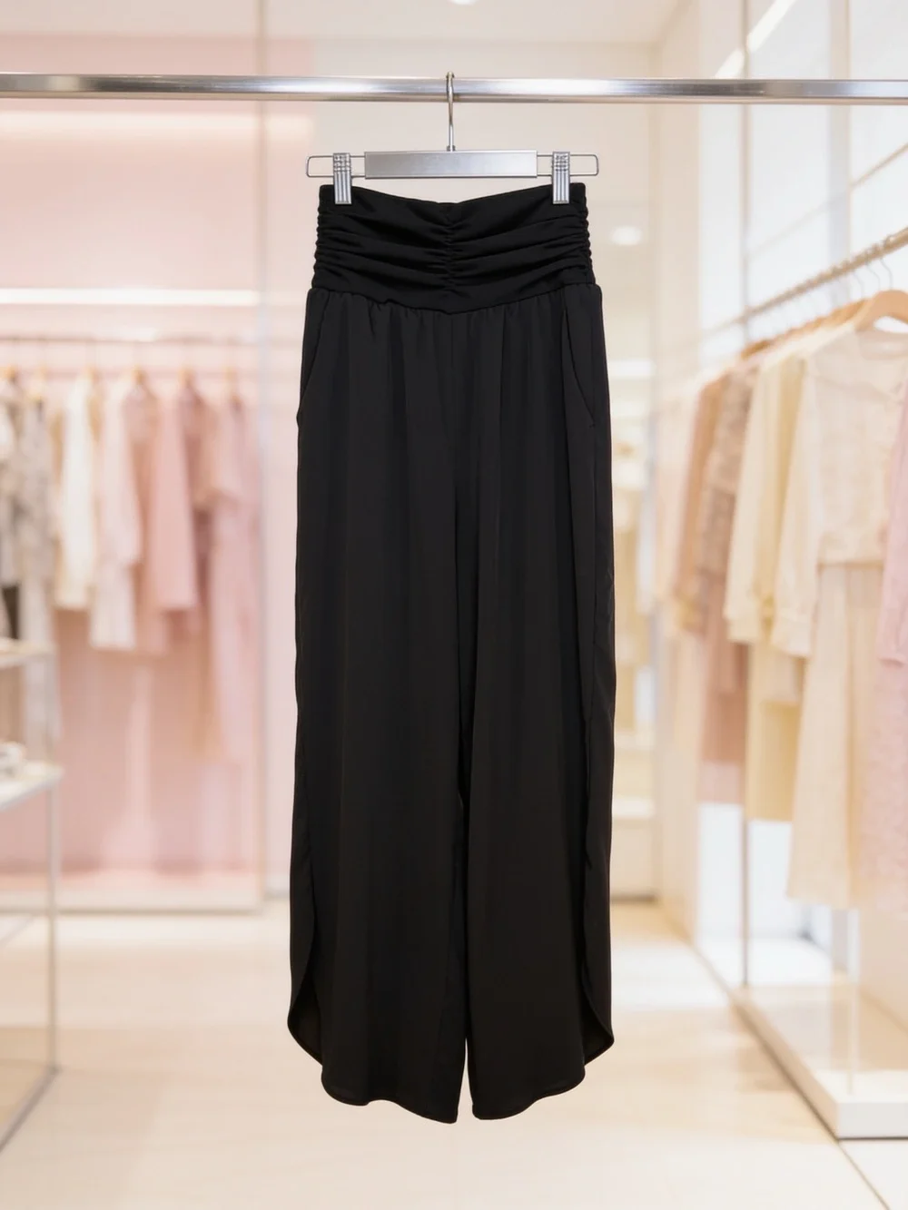 Halara Breezeful High Waisted Tummy Control Split Hem Quick Dry Pants - Picture 1 of 5
